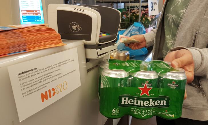 Leeftijdscontrole bij het kopen van bier